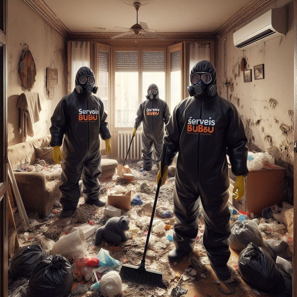 Limpieza profesional en Hostalric por síndrome de Diógenes